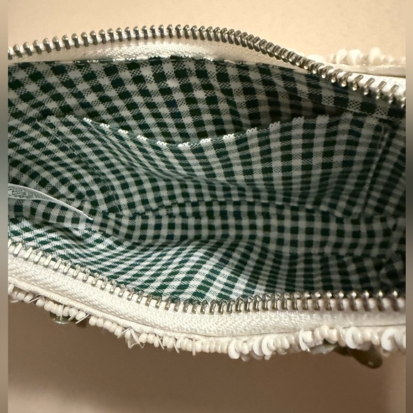 Handcrafted in India Beaded Bag Vegetables with Gingham Interior - Picture 9 of 9